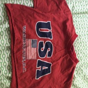 USA crop top